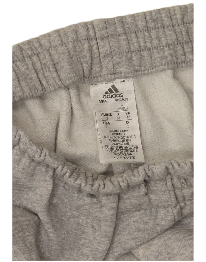 Adidas Męskie Spodnie Dresowe Joggery Małe Szare Bawełniane