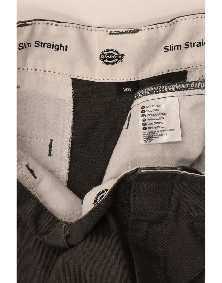 Męskie spodenki chino Dickies W38 XL, szara bawełna