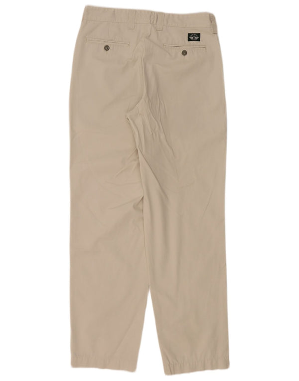 DOCKERS Męskie spodnie chino w kolorze khaki W31 L32 Beżowa bawełna