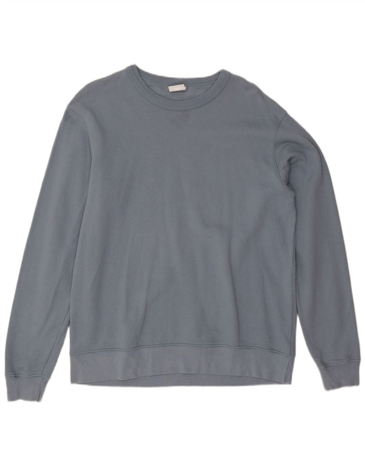 Męski sweter Zara, duży, niebieski, bawełniany