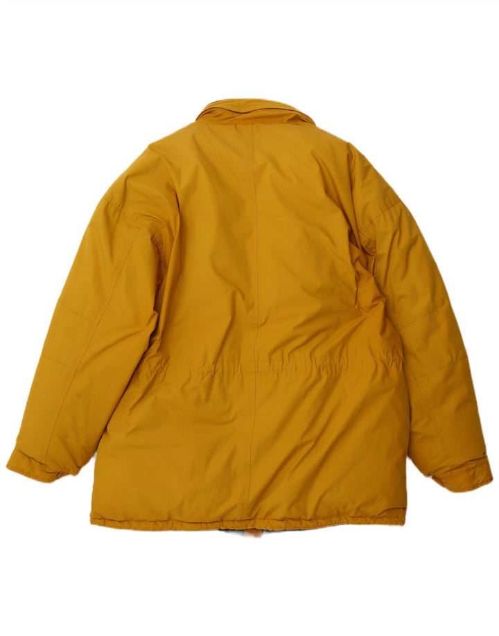 Męska ocieplana kurtka z kapturem Edelweiss UK 40, duża, żółta, poliestrowa