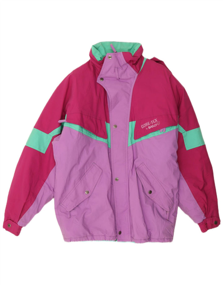 Wodoodporna kurtka narciarska damska Gore-Tex Bailo IT 46, duży różowy blok kolorów