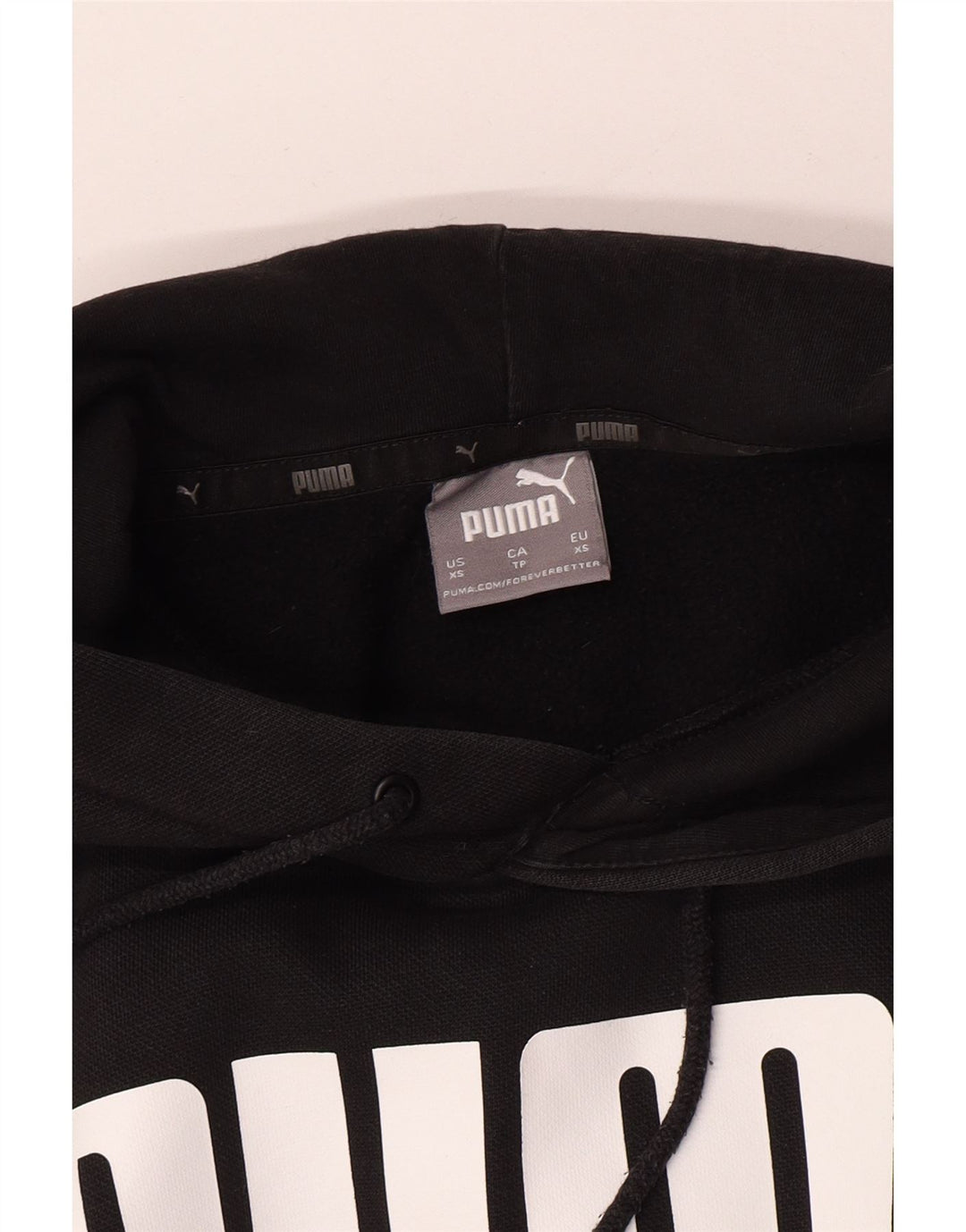 Męska bluza z kapturem Puma z grafiką XS, czarna, bawełniana