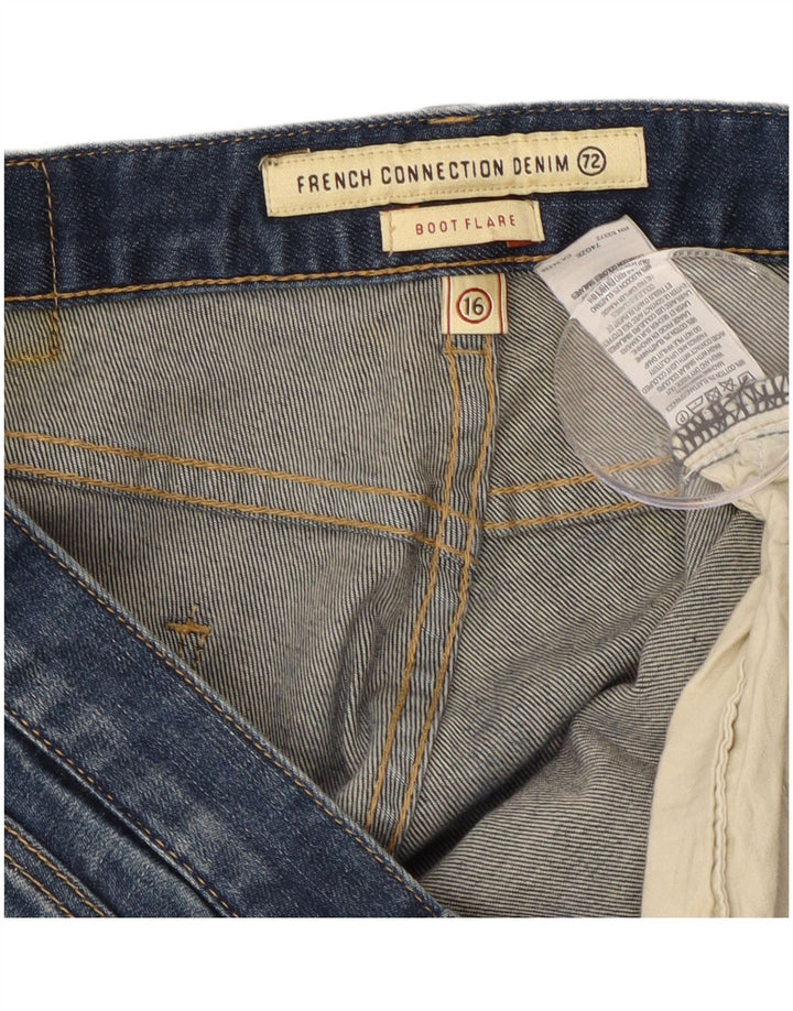 Damskie jeansy rozkloszowane typu Bootcut US 16 2XL W38 L33, niebieskie, bawełniane