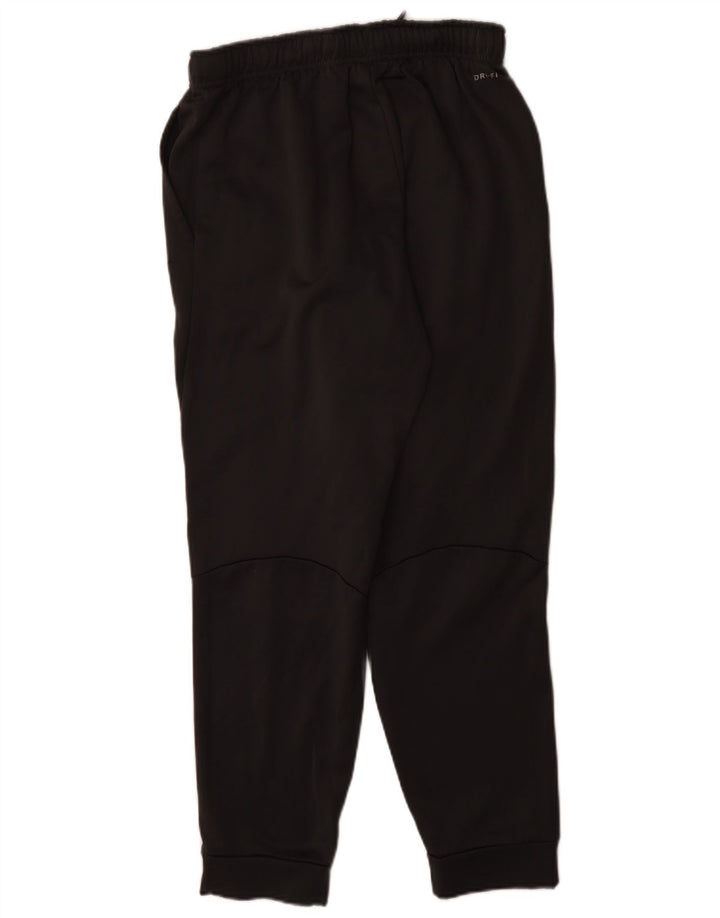 Męskie spodnie dresowe Nike Dri Fit, duże, szare, poliestrowe