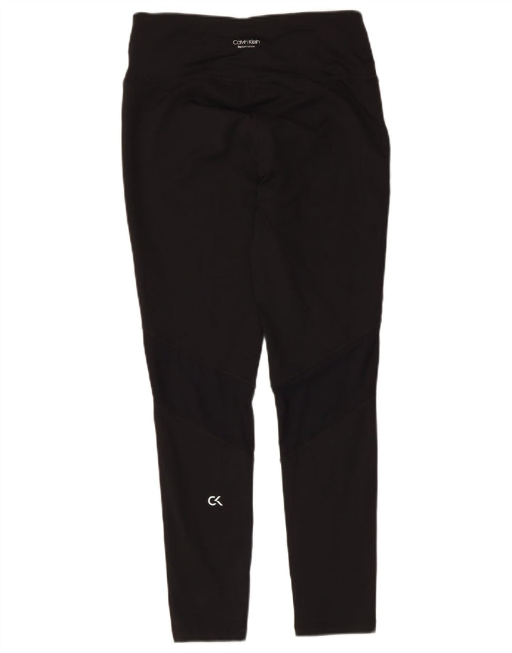 Legginsy damskie Calvin Klein UK 12, średni czarny nylon