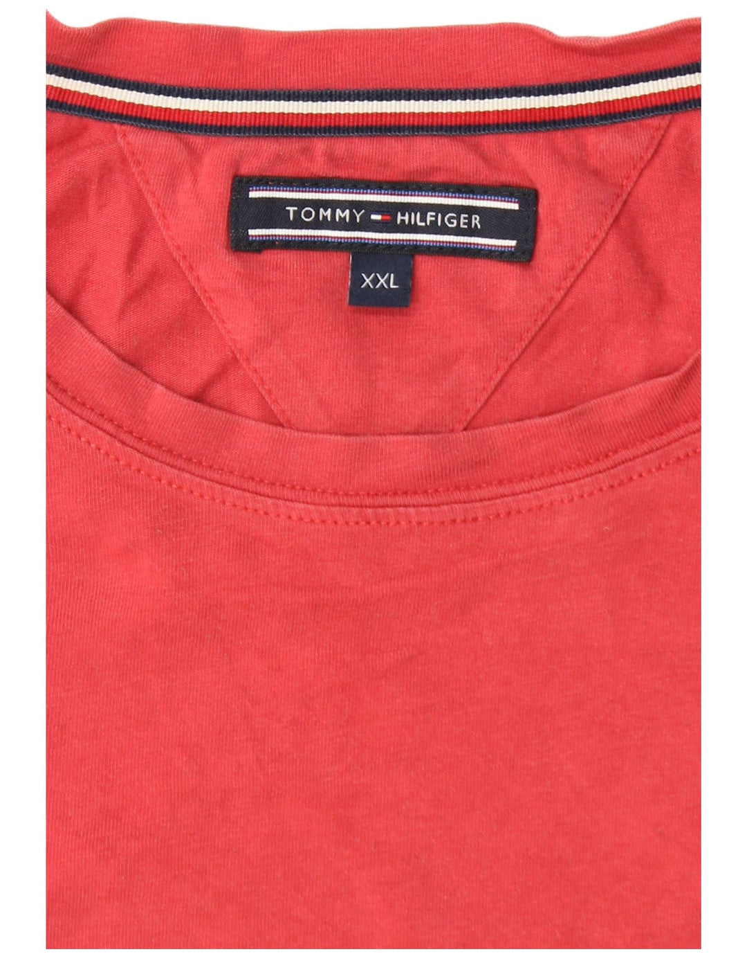 T-shirt męski Tommy Hilfiger Top 2XL, czerwony, bawełniany
