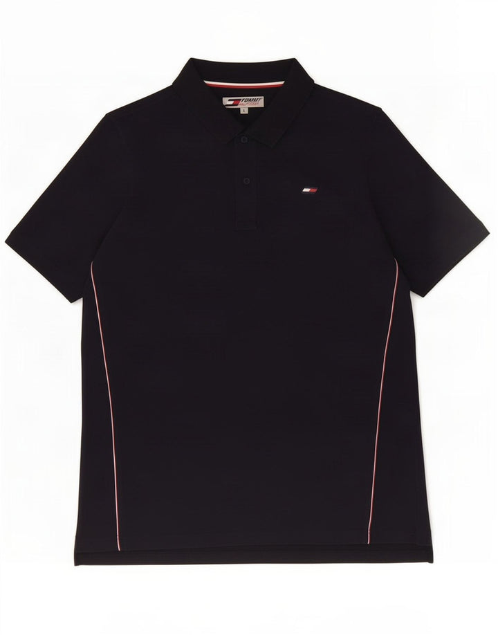 Męska koszulka polo Tommy Hilfiger, duża, granatowa