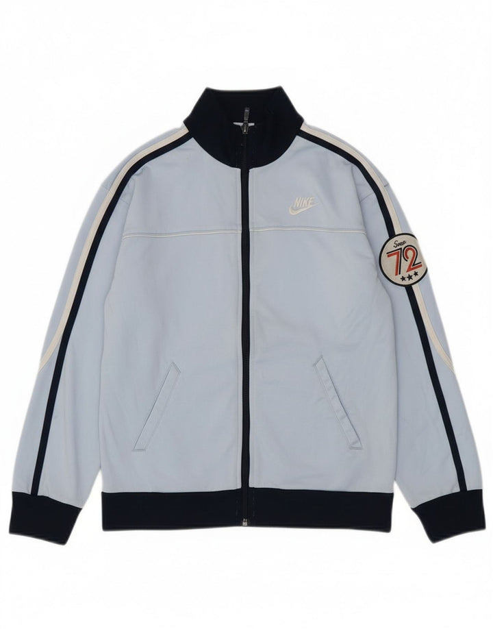 Kurtka dziewczęca Nike Graphic Tracksuit Top 10-11 lat, średni niebieski, blok kolorów