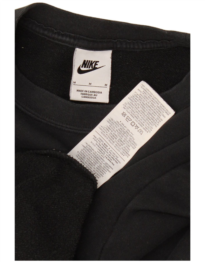 Damska bluza z odkrytymi ramionami Nike, UK 14, średnia czarna bawełna