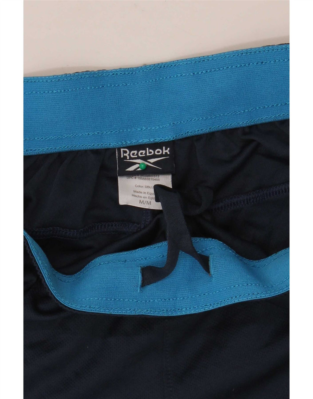 Męskie spodenki sportowe Reebok, średni granat, poliester
