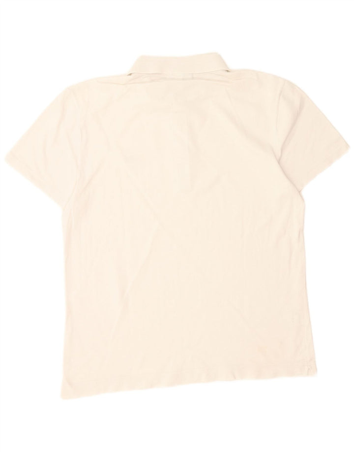 Męska koszulka polo Lacoste Slim Fit, rozmiar 4, średnia, biała, bawełniana
