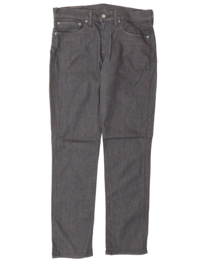 Męskie jeansy Levi's 511 Slim W34 L32 Szara bawełna