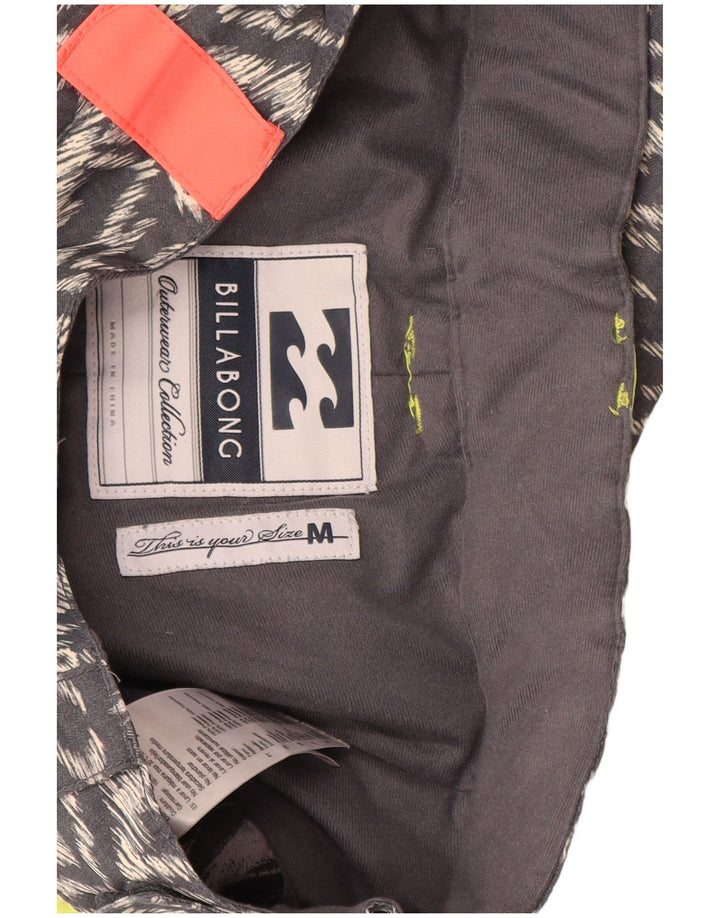 Damskie spodnie narciarskie Billabong UK 14 Średni szary geometryczny poliester