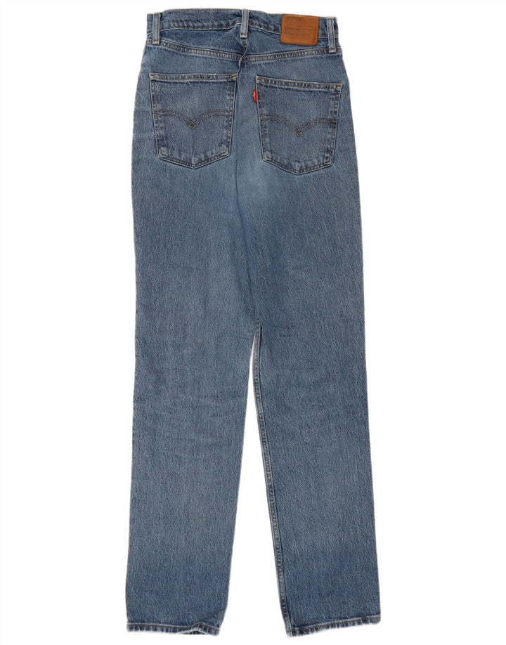 Damskie jeansy Levi's z wysokim stanem W27 L31 Niebieskie bawełniane