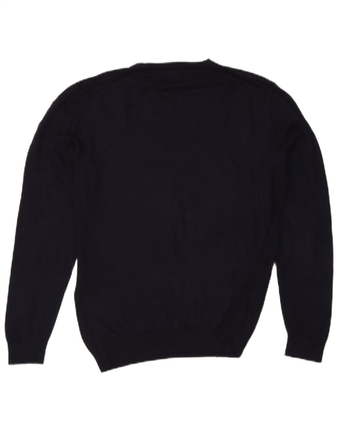 Sweter damski Zara z dekoltem w kształcie litery V, UK 14, średni granatowy