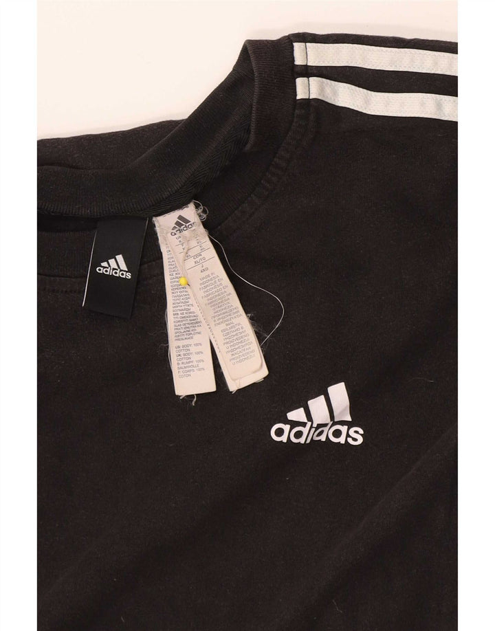 Adidas Męska Koszulka Top XL Czarna Bawełna