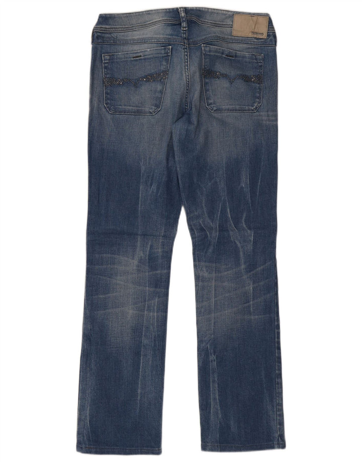 Damskie jeansy Diesel Lowky Straight W31 L29 Niebieskie bawełniane