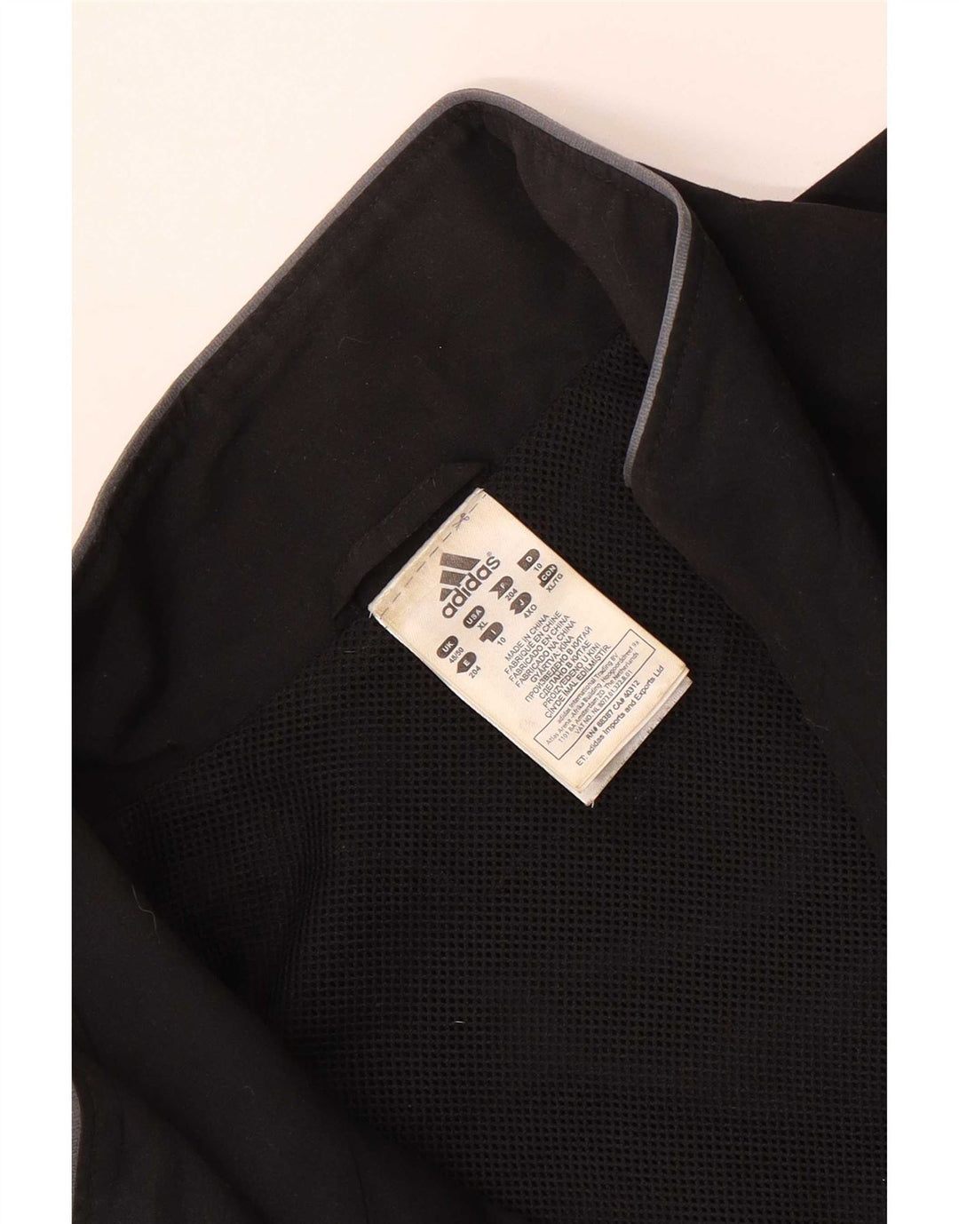 Adidas Męska bluza dresowa UK 48/50 XL Czarny poliester