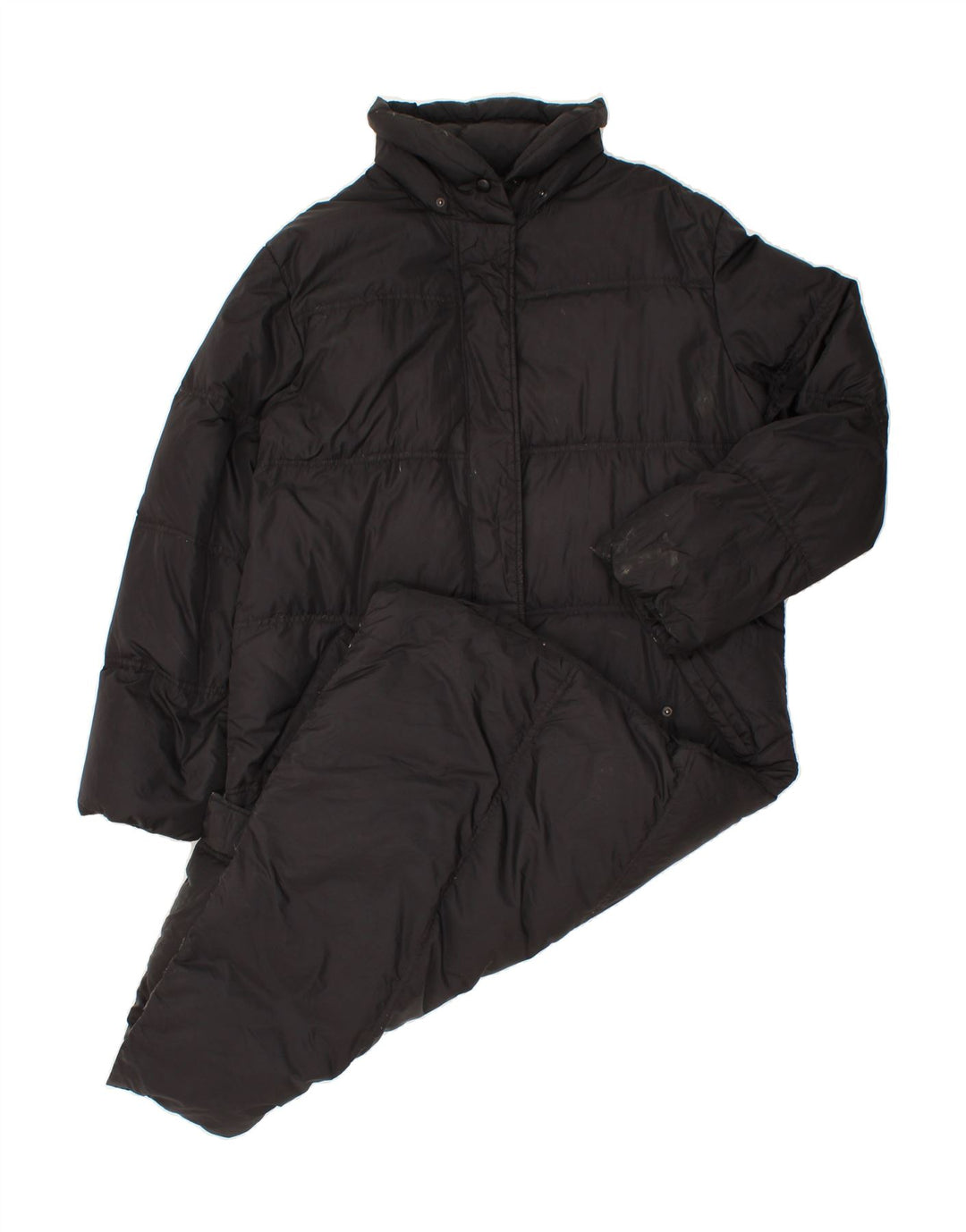 FILA Womens Padded Coat IT 46 Large Black Polyamide Vintage Fila and Second-Hand Fila from Messina Hembry 