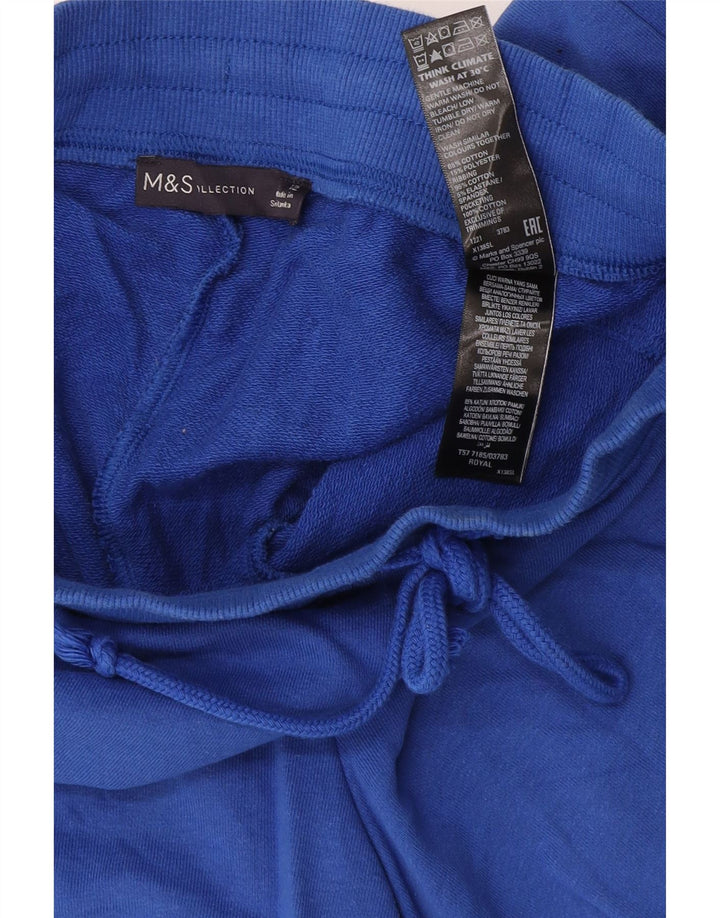 Damskie spodenki sportowe Marks & Spencer UK 12, średnioniebieskie, bawełniane