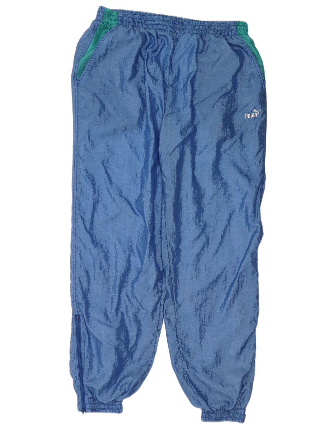Męskie spodnie dresowe Puma Joggers 2XL W40 L31 Niebieski poliester z blokami kolorów
