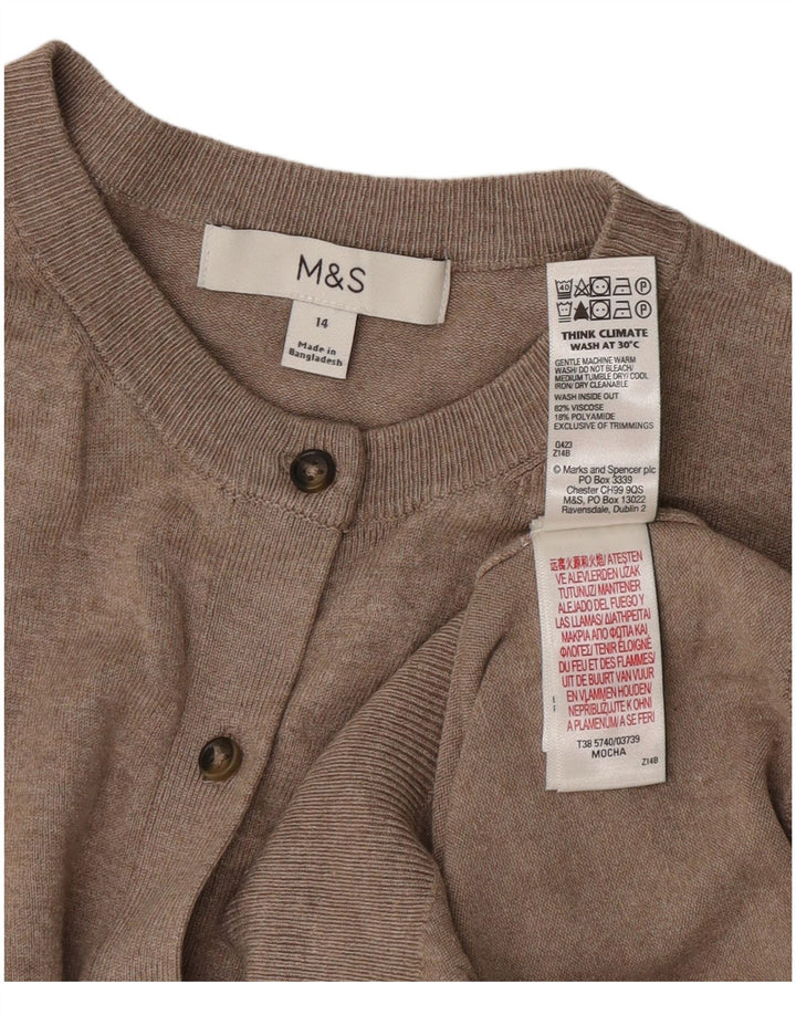 Sweter damski Marks & Spencer UK 14, średnioszary, wiskoza