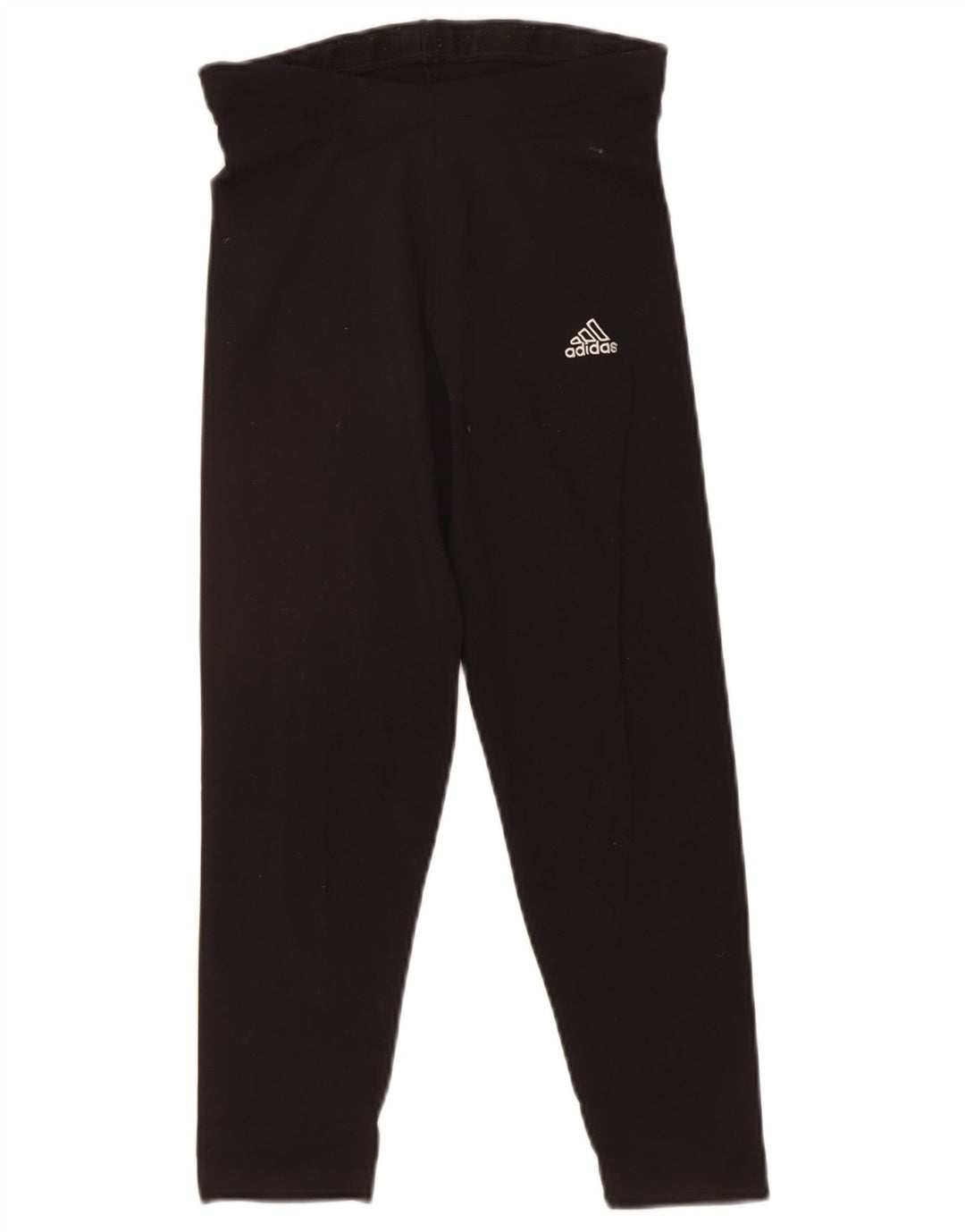 ADIDAS Womens Leggings UK 10 Small Black Polyamide