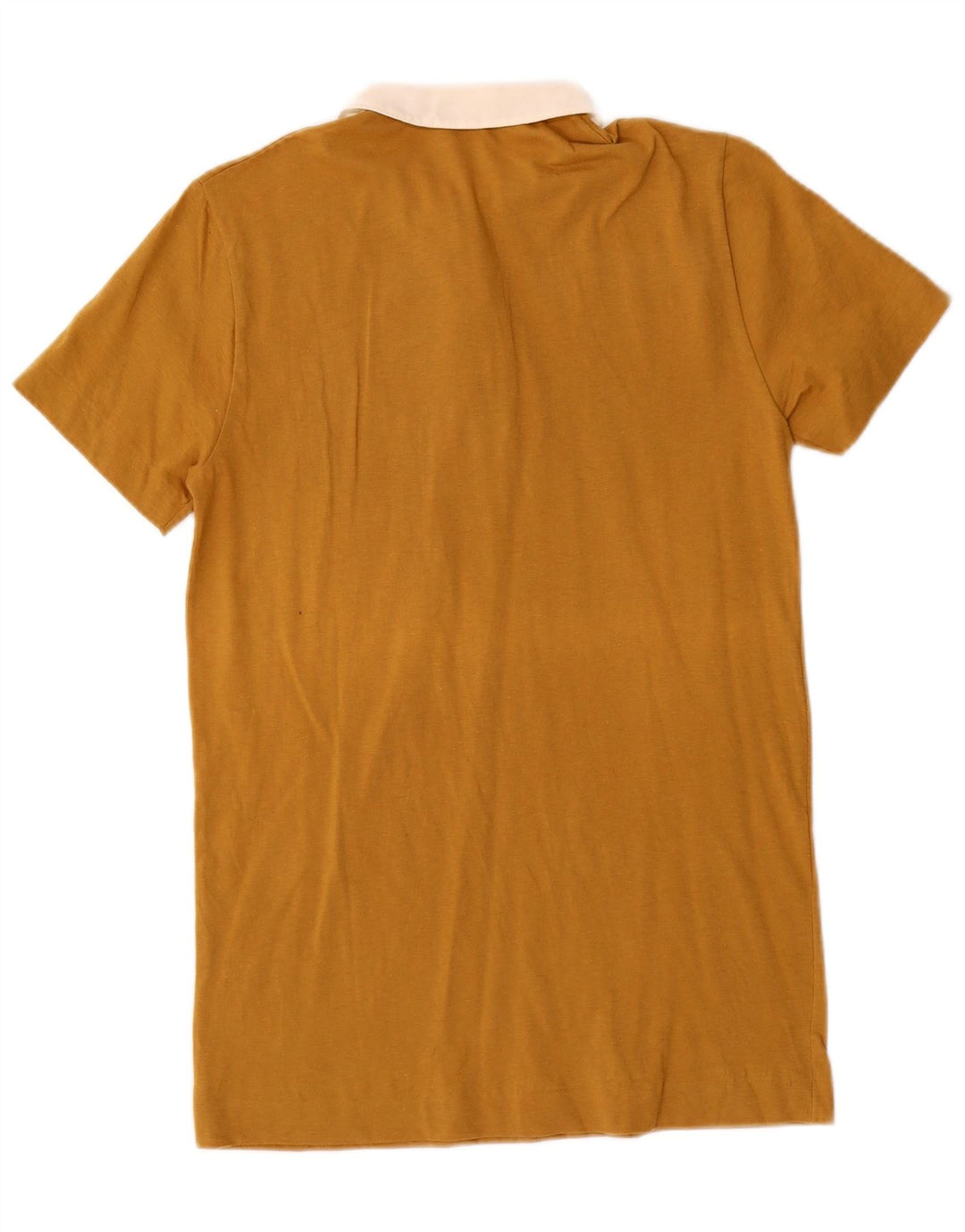 Damska koszulka polo BENETTON UK 6 XS, brązowa, bawełniana w bloki kolorów