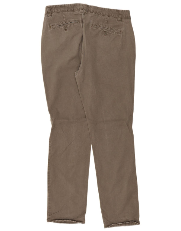 BONOBOS Męskie dopasowane spodnie Chino W34 L32 Khaki Cotton