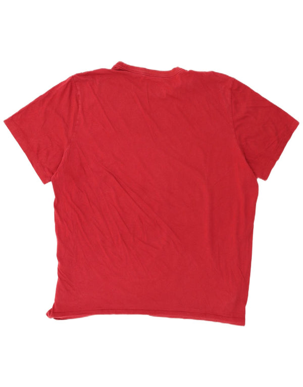 T-shirt męski Nike Top 2XL Burgundowa, bawełniana