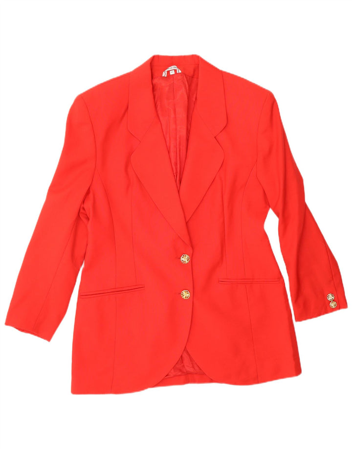 VINTAGE Damski komplet spódnic zapinanych na 2 guziki IT 44 Medium W26 Czerwona wełna