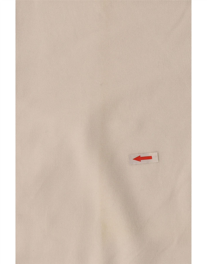 Męski sweter Slam z dekoltem w kształcie litery V, 3XL, biała bawełna