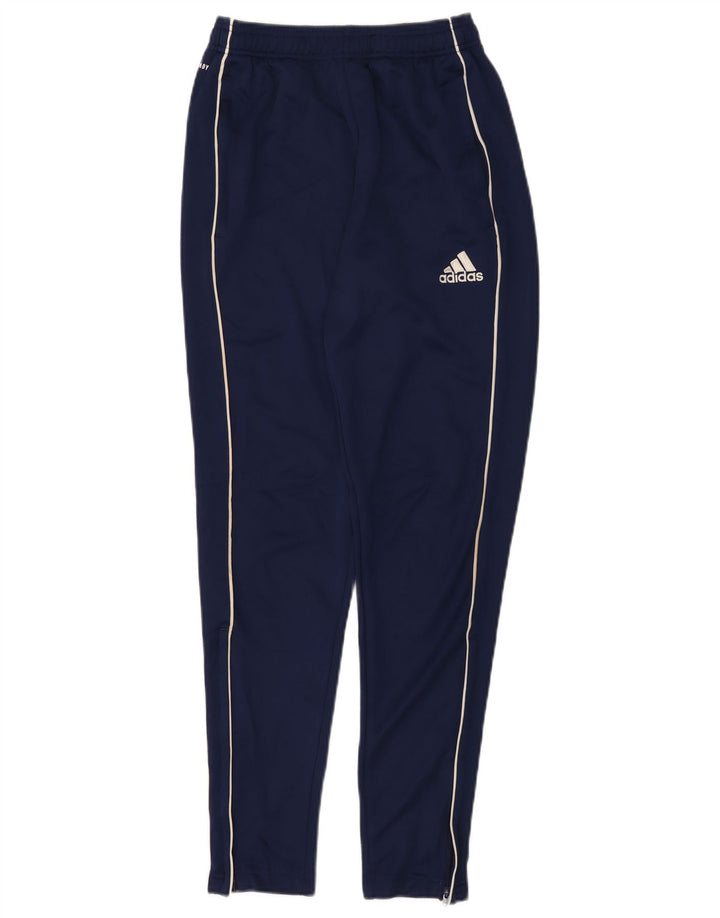 Męskie spodnie dresowe Adidas Aeroready, małe, granatowe, z poliestru