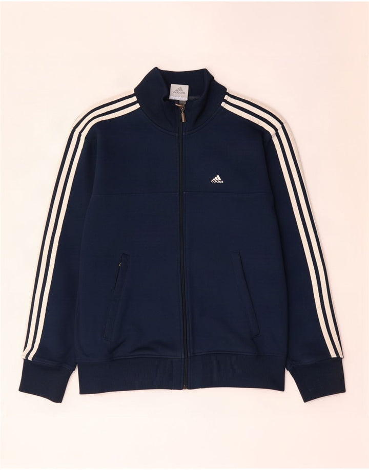 Męska kurtka dresowa Adidas UK 38/40 Średni granatowy poliester