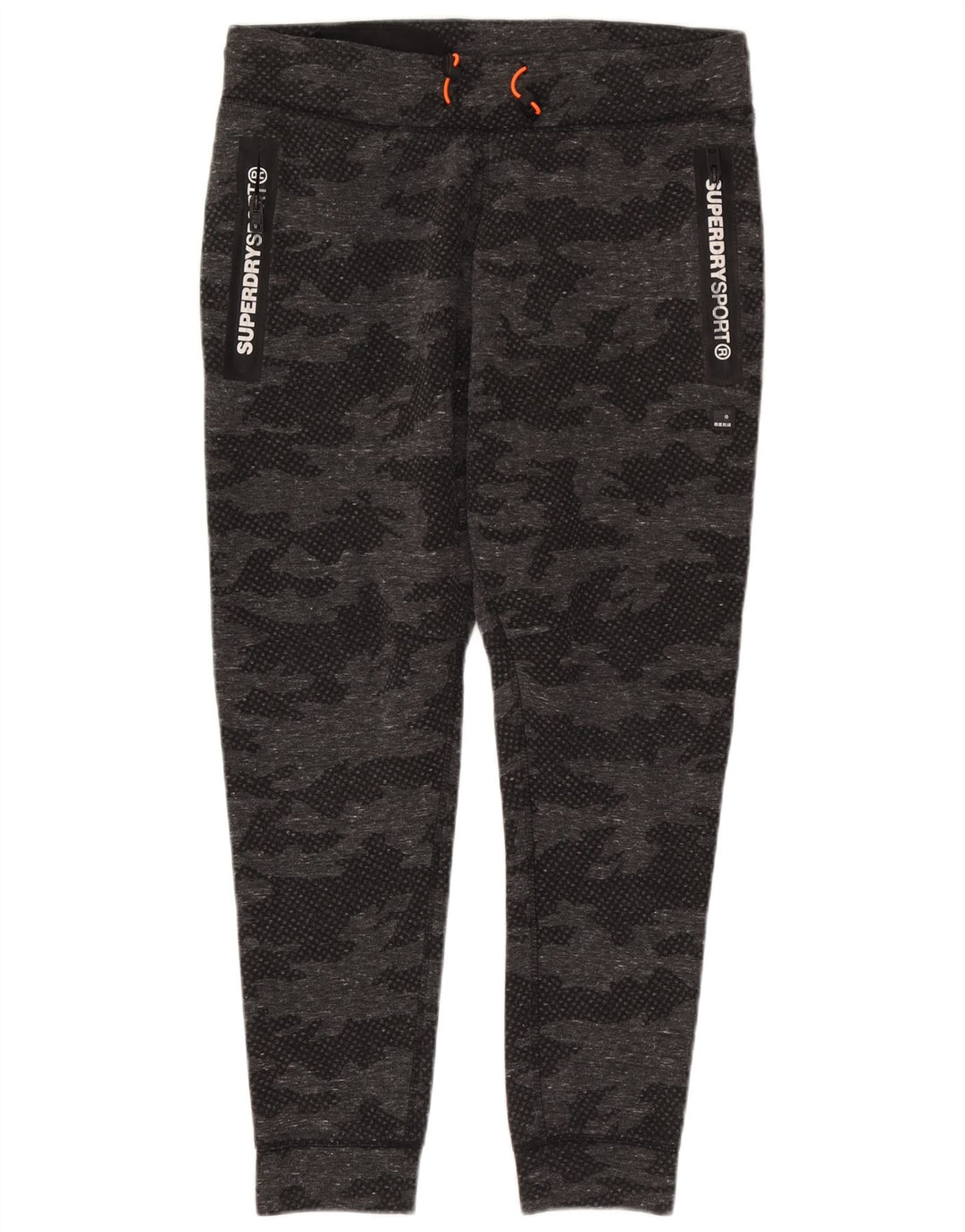 Damski pełny dres Superdry Graphic UK 18 XL, szary kamuflaż, poliester