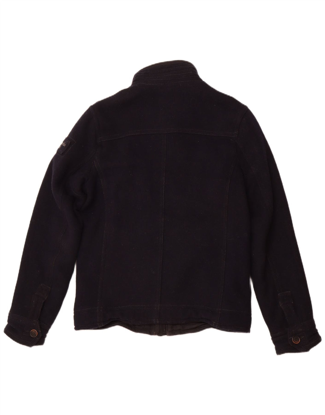 Męska kurtka wojskowa Abercrombie & Fitch UK 40, duża, granatowa, wełniana