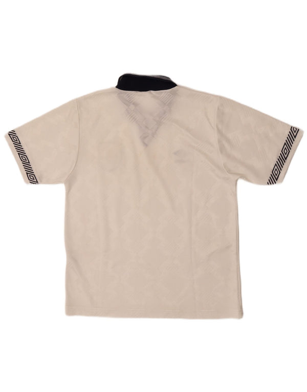 Umbro Męskie Anglia 1990-1992 Koszulka graficzna Top Small White Sports