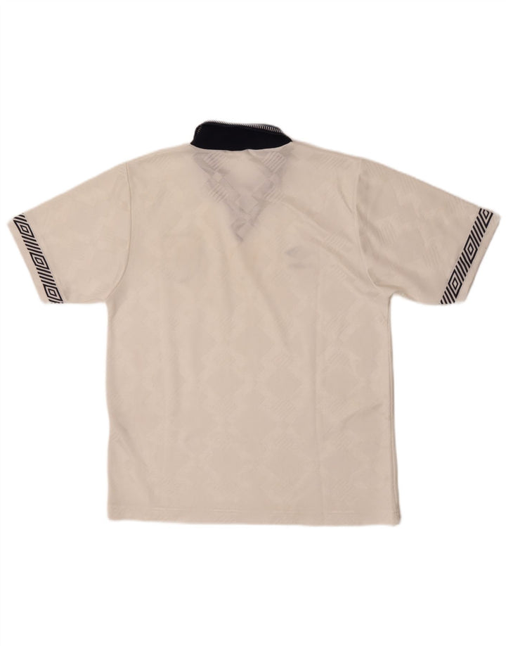 Umbro Męskie Anglia 1990-1992 Koszulka graficzna Top Small White Sports