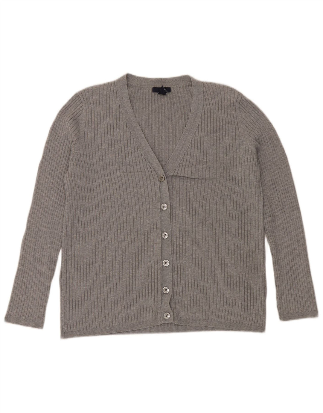Sweter damski Gap Cardigan UK 14, duży, szary, bawełniany, klasyczny