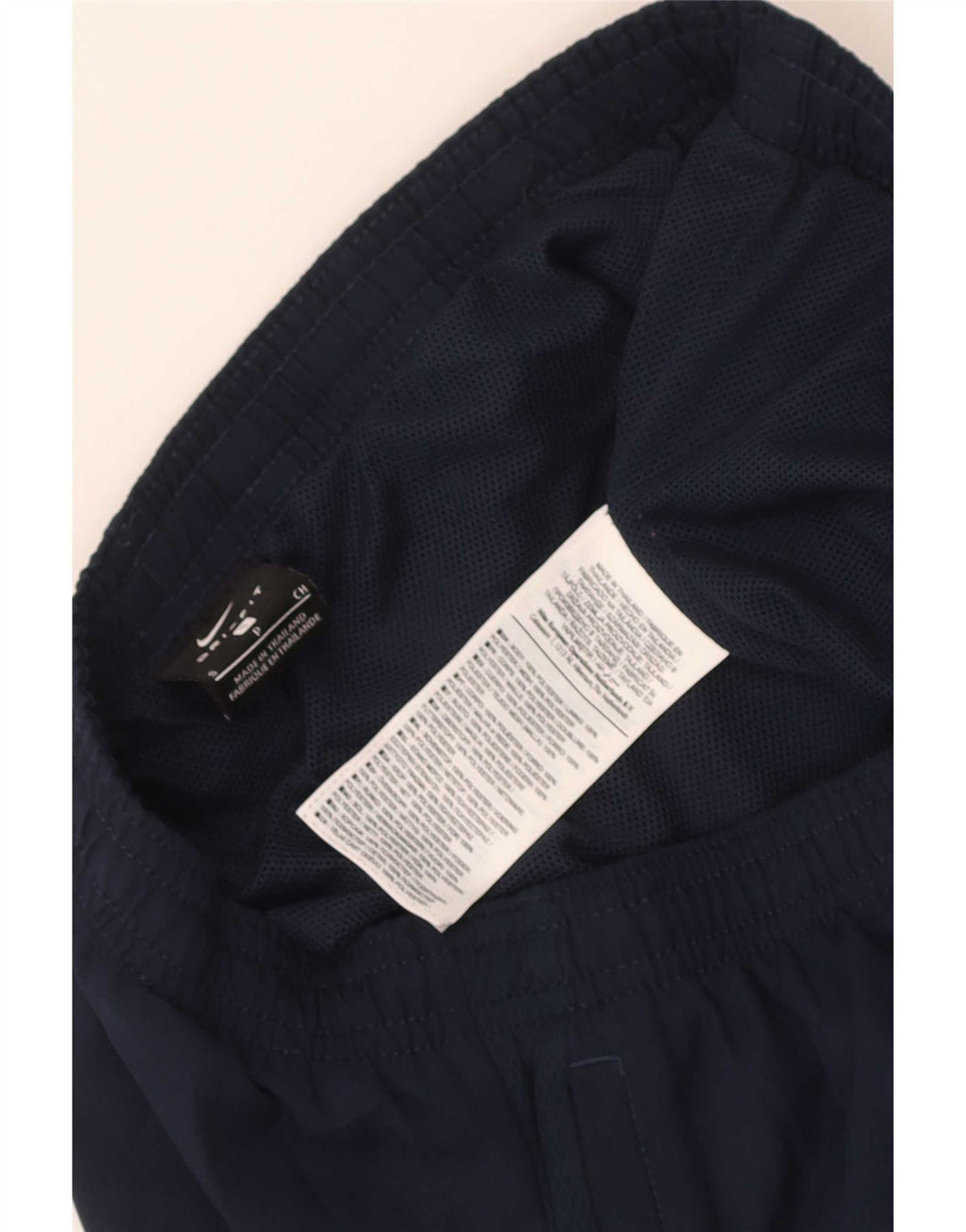 Męskie spodnie dresowe Nike Dri Fit, małe, granatowe, poliestrowe