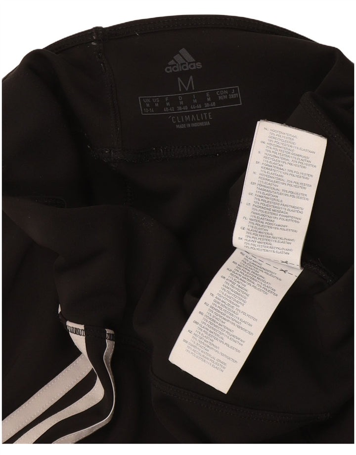 Damskie legginsy Adidas Climalite Crop UK 12/14 Średni czarny poliester