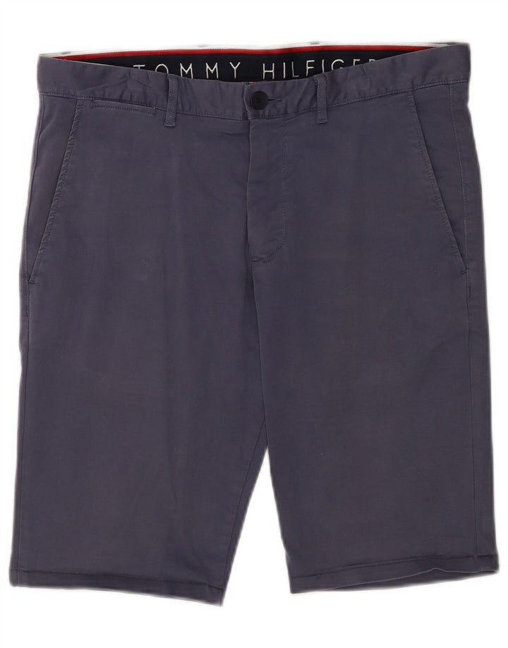 Męskie spodenki Chino Tommy Hilfiger W32 Średni granatowy, bawełniany