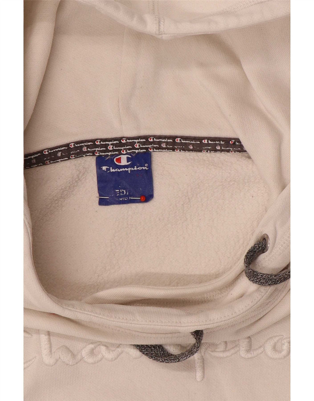 Damska bluza z kapturem Champion Graphic UK 14 Medium White