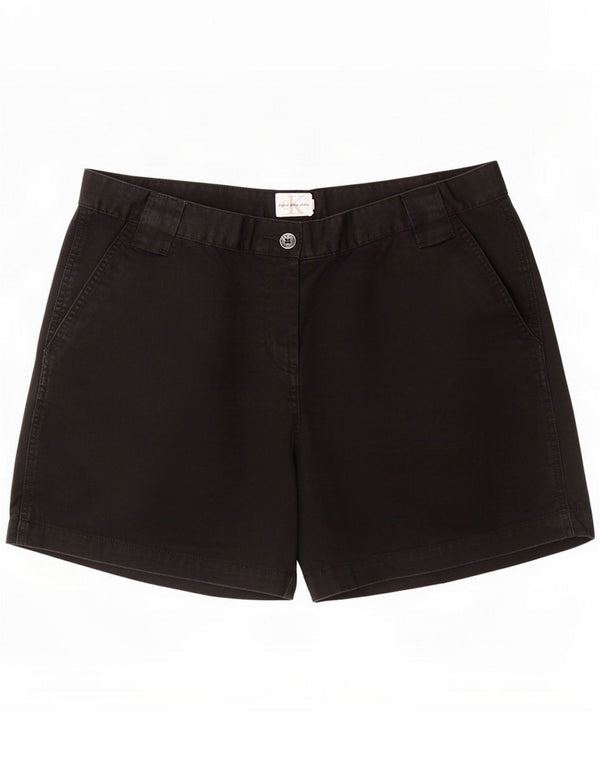 Damskie spodenki Chino Calvin Klein Jeans US 14 XL W36 Czarne bawełniane