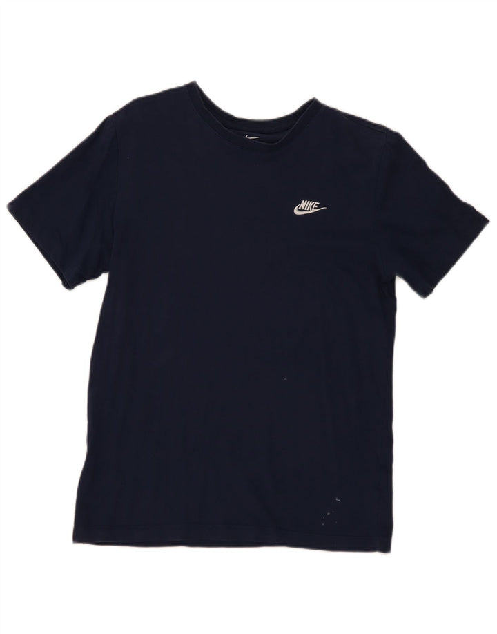 T-shirt męski Nike, średni, granatowy, bawełniany