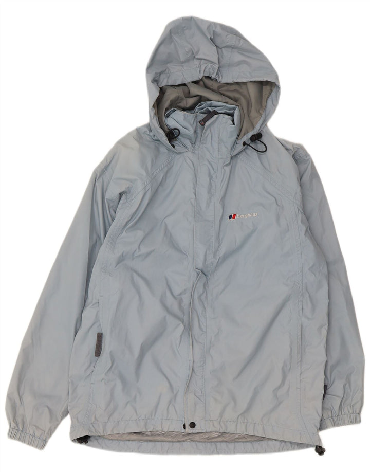 Damska kurtka przeciwdeszczowa z kapturem oversize Berghaus UK 10 Small Blue Nylon