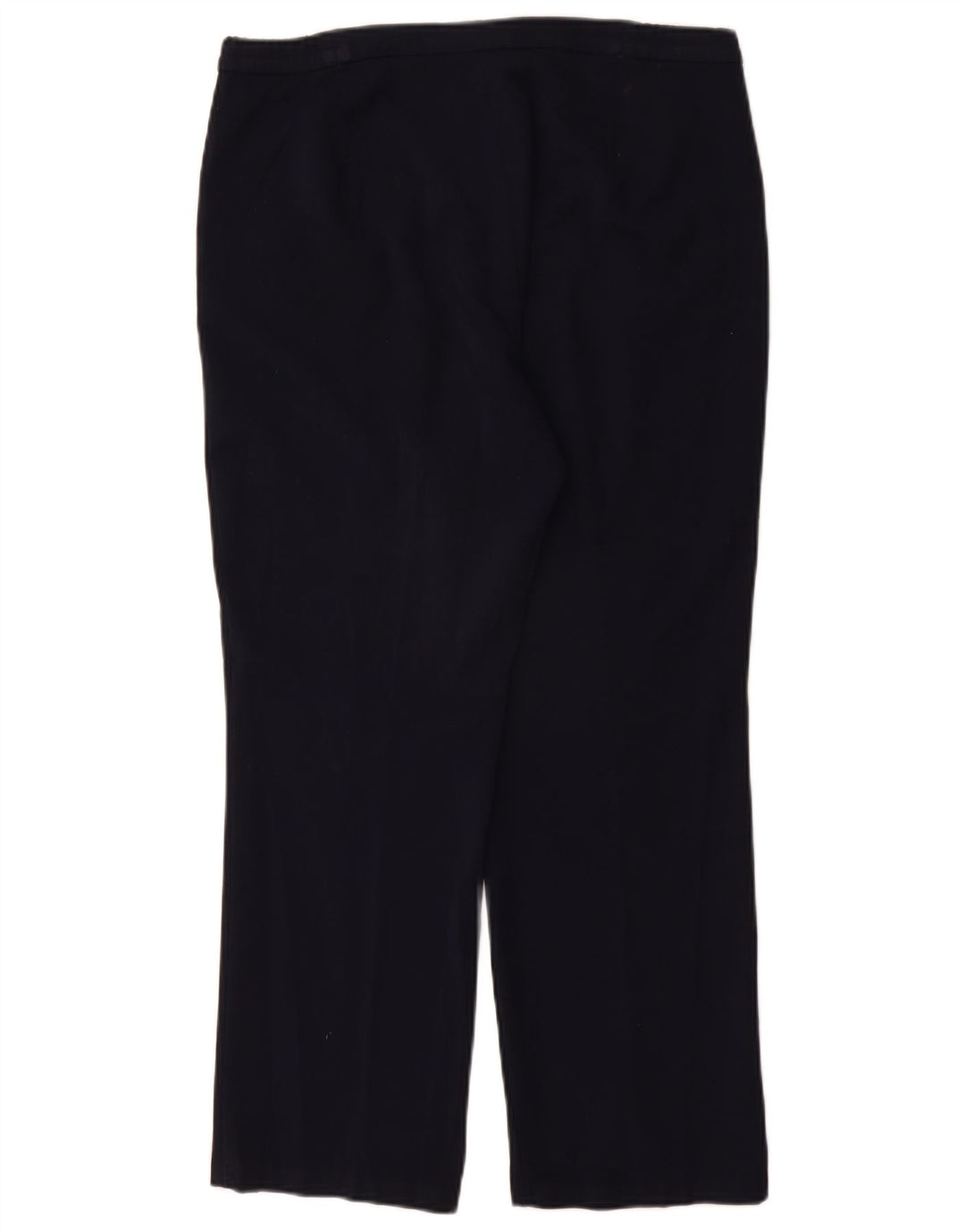 Marks & Spencer Damskie proste spodnie codzienne W32 L28 Granatowy poliester