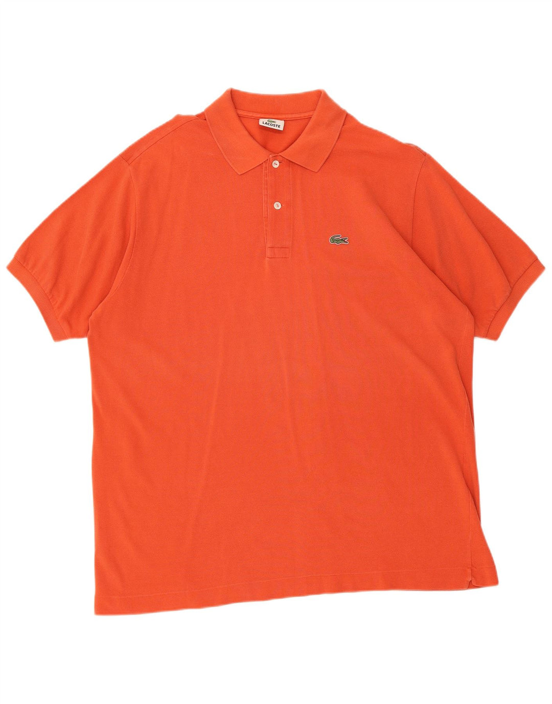 Męska koszulka polo Lacoste, rozmiar 6, XL, pomarańczowa, bawełniana