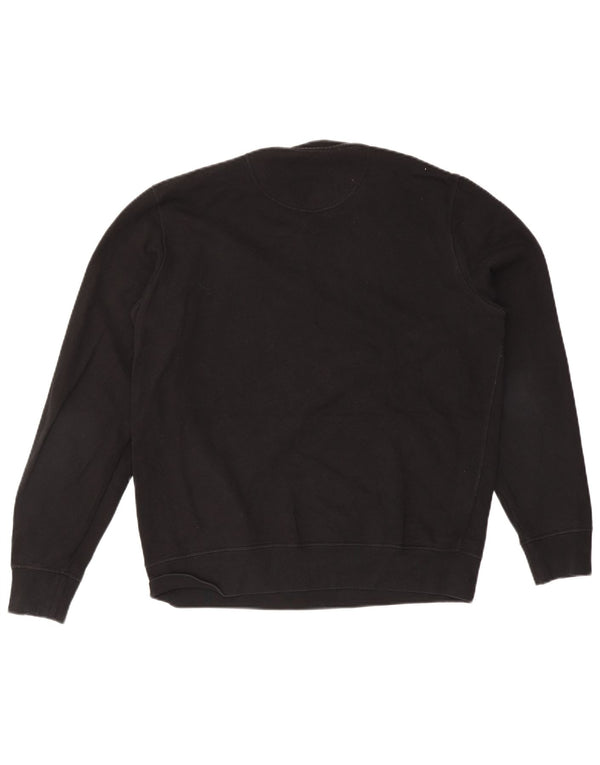 Męska bluza z grafiką Barbour, duża, czarna, bawełniana
